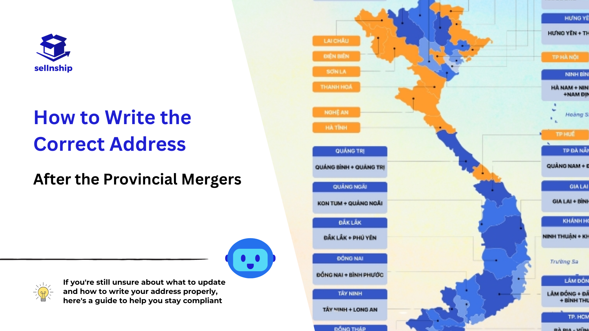 How to Write the Correct Address for Invoices and Deliveries After the Provincial Mergers